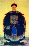 Guan Tianpei (simplified Chinese: 关天培; traditional Chinese: 關天培; Wade–Giles: Kuan T'ien-p'ei; 1781 – 26 February 1841) was a Chinese admiral of the Qing Dynasty who served in the First Opium War. His Chinese title was 'Commander-in-Chief of Naval Forces'.<br/><br/>

In 1838, he established courteous relations with British Rear-Admiral Frederick Maitland. Guan fought in the First Battle of Chuenpee (1839), the Second Battle of Chuenpee (1841), and the Battle of the Bogue (1841). A British account described his death in the Anunghoy forts during the Battle of the Bogue on 26 February 1841:<br/><br/>

'Among these, the most distinguished and lamented was poor old Admiral Kwan, whose death excited much sympathy throughout the force; he fell by a bayonet wound in his breast, as he was meeting his enemy at the gate of Anunghoy, yielding up his brave spirit willingly to a soldier's death, when his life could only be preserved through the certainty of degradation. He was altogether a fine specimen of a gallant soldier, unwilling to yield when summoned to surrender, because to yield would imply treason'.<br/><br/>

The following day, his body was claimed by his family and a salute of minute-guns was fired from HMS Blenheim in his honour.